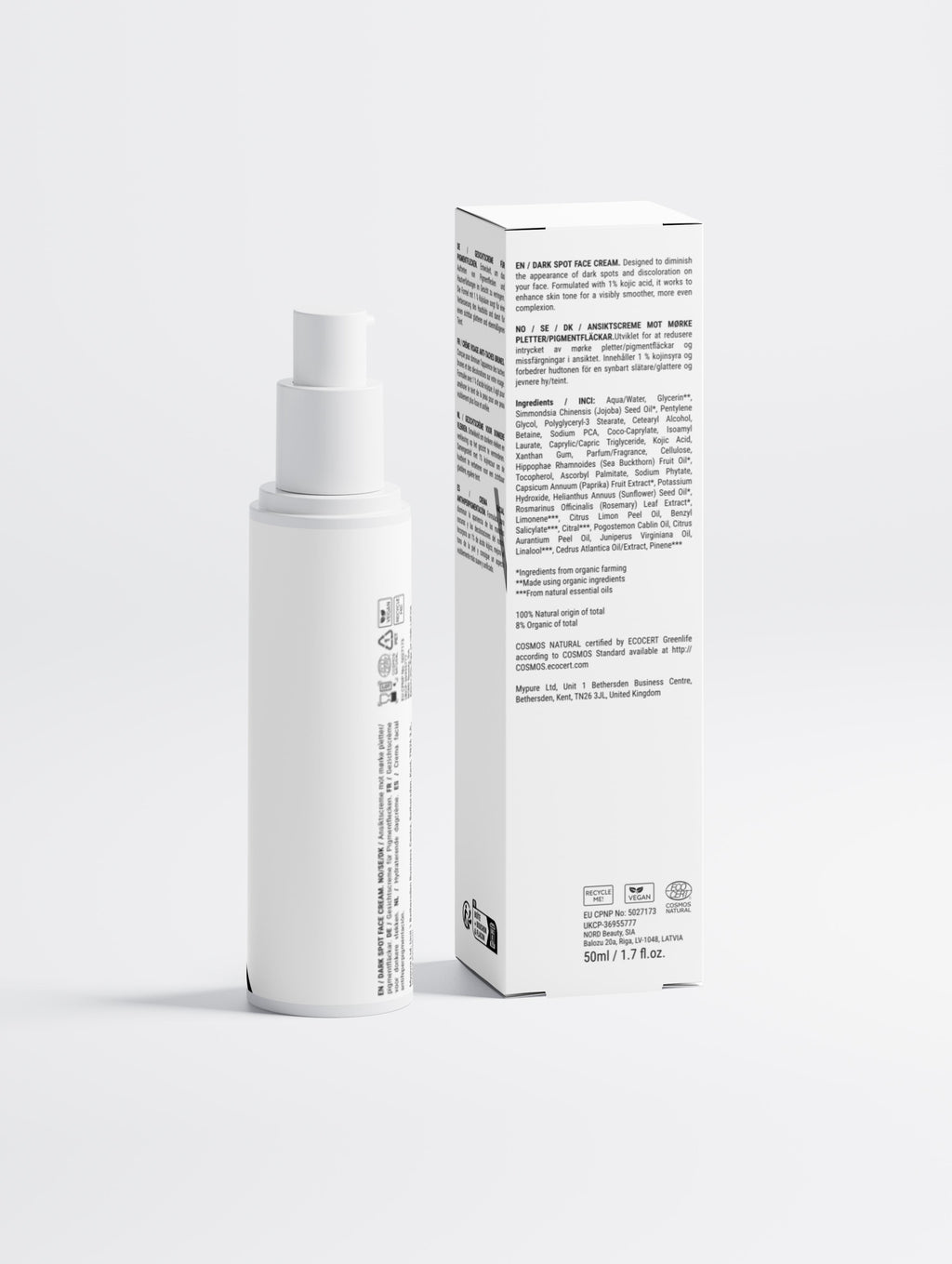 Dark Spot Face Cream with Kojic Acid